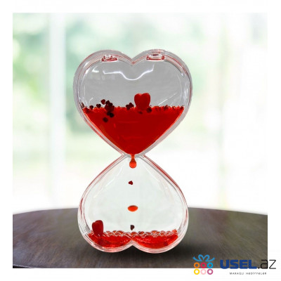Anti-stress -Hourglass "Acrylic Heart"
